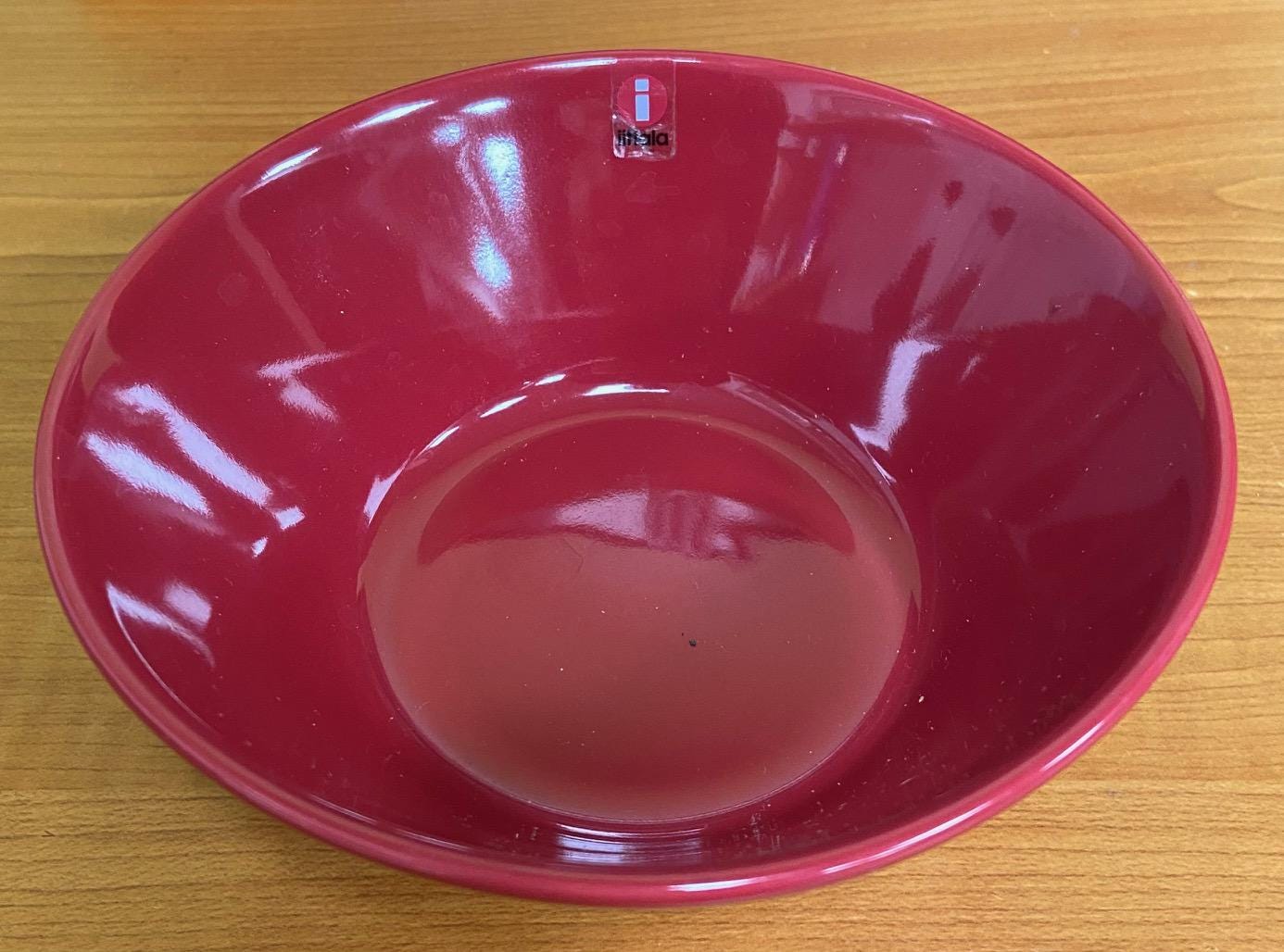 Iittala Teema Red Bowl 15cm - Etsy