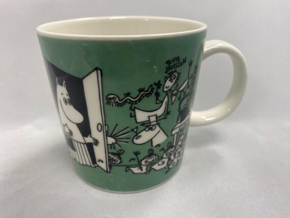 ムーミン マグカップ オンジェラ / ダークグリーン (1991-1996) - Etsy 