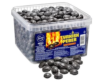 2,2 kg Tyrkisk Peber origineel los snoep FAZER *veganistisch *glutenvrij