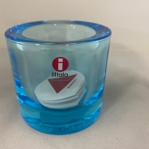 Iittala Kivi Light Blue votive 60mm *NEW