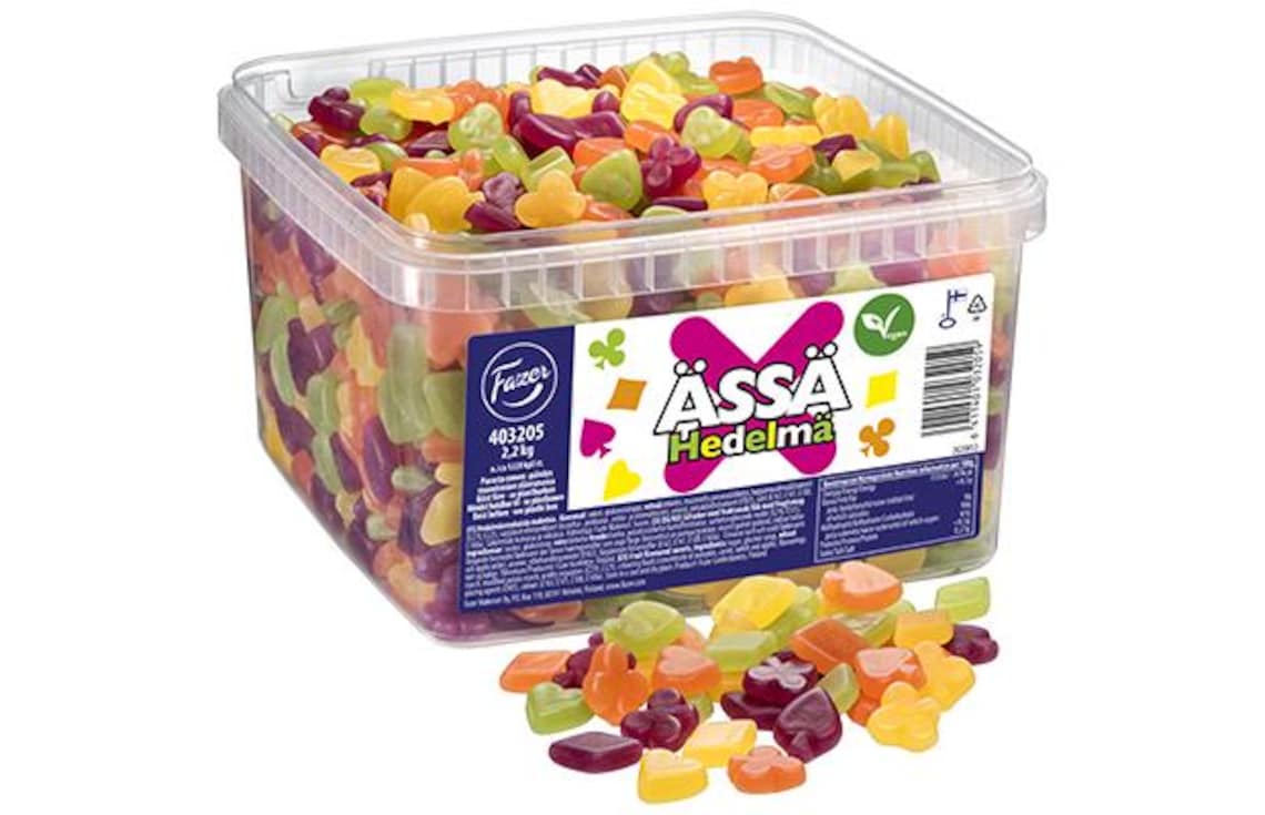 2,0kg Ässä Mix fruit loose candy FAZER *vegan image 1