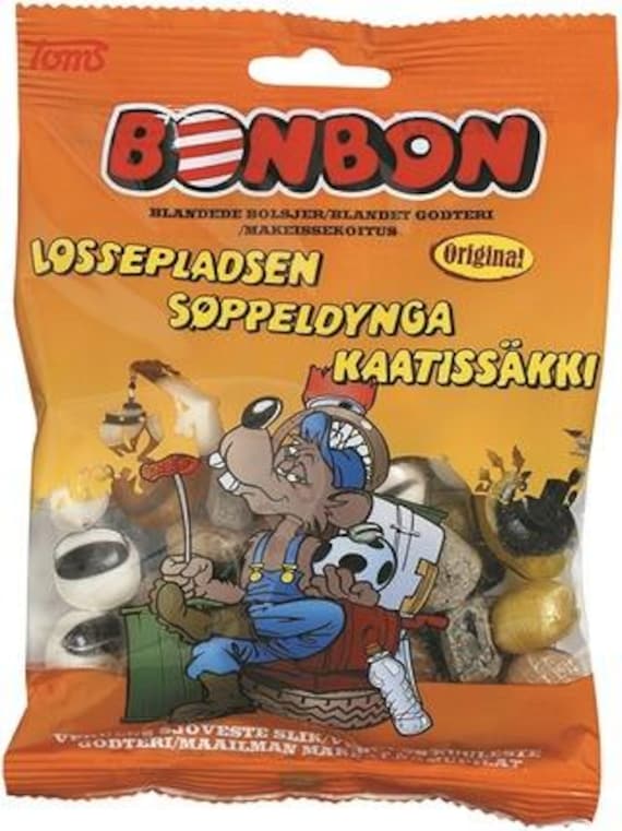Lossepladsen 170g Bag Bonbon Danish Candy Bag - Etsy