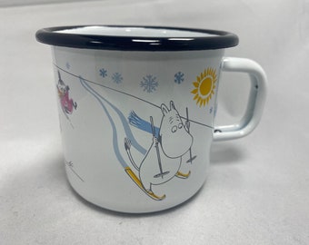 Moomin Enamel Mug 3.0 dl Special Edition Winterday (2012) Muurla