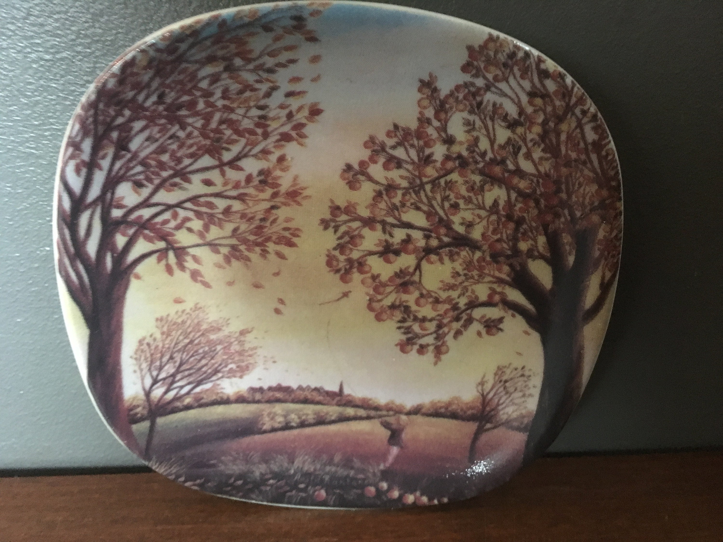 Arabia Finland Wall Plate Autumn Atmosphere / Syksyn Tunnelmia - Etsy ...