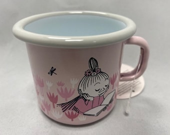 2,5 dl In The Garden Girls roze Moomin geëmailleerde mok muurla