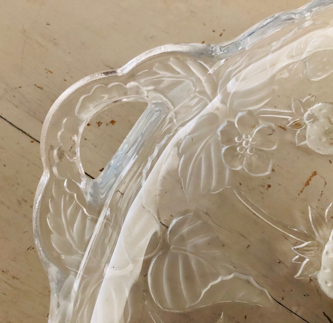 Vintage Soga Japanese Glass Serving Platter Etsy