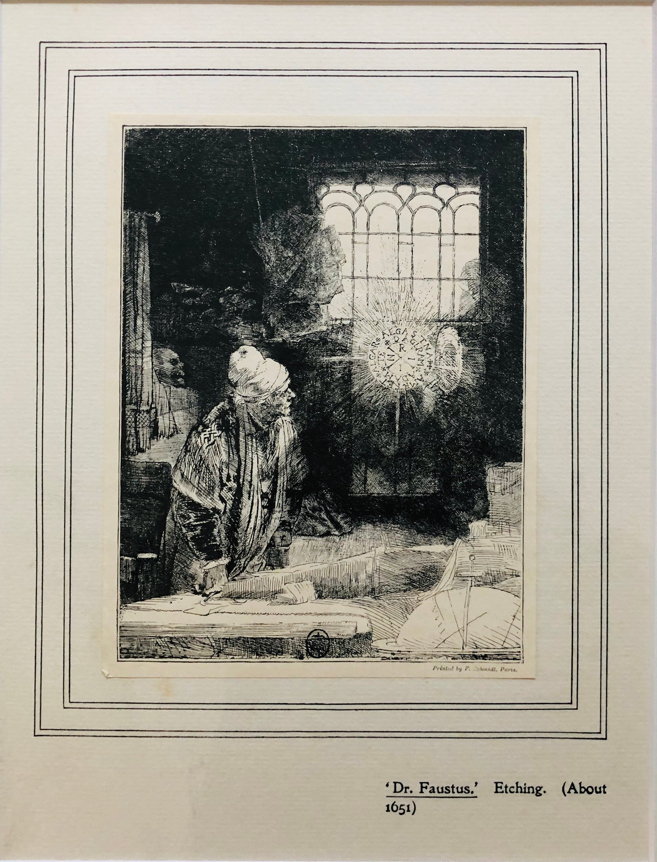 Rembrandt Harmensz Van Rijn Dr. Faustus Etsy