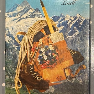 Lindt & Sprüngli Vintage Montagna Chocolate Box, Made in Switzerland