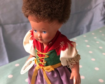 Vintage  Doll wearing Traditional Costume from Seefeld Tirol, Austria