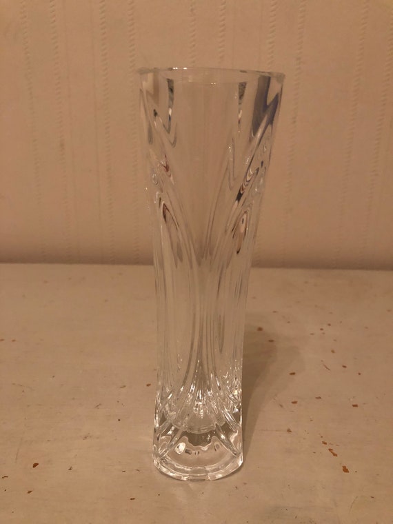 Vintage Lead Crystal Vase Etsy