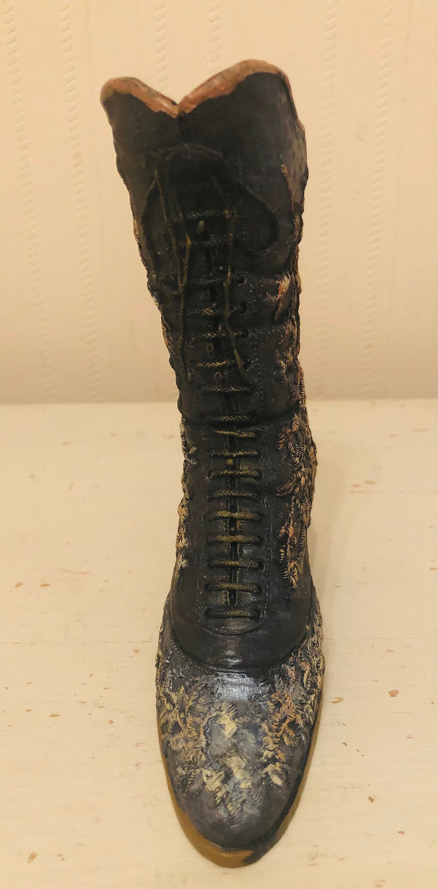 Boots of Distinction Victorian Style Resin Boot Figure by Etsy UK