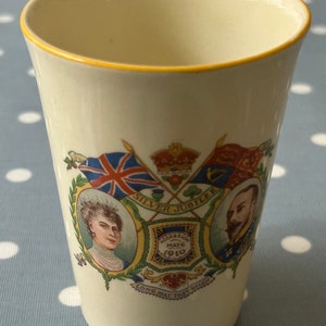 1910-1935 Silver Jubilee King George V & Queen Mary Beaker