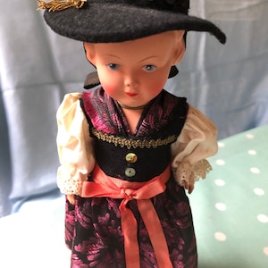 Vintage Dutch Traditionally dressed Doll