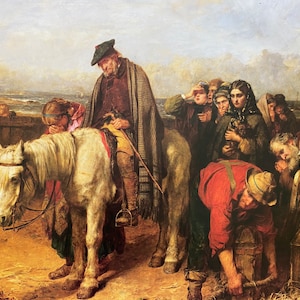 Vintage Art Poster ‘Last of The Clan’, by Thomas Faed R.A; H.R.S.A (1826-1900) Eastwood Publications Ltd, Glasgow, Scotland