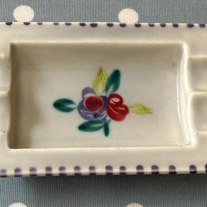 Poole Pottery Handdekorerat askfat