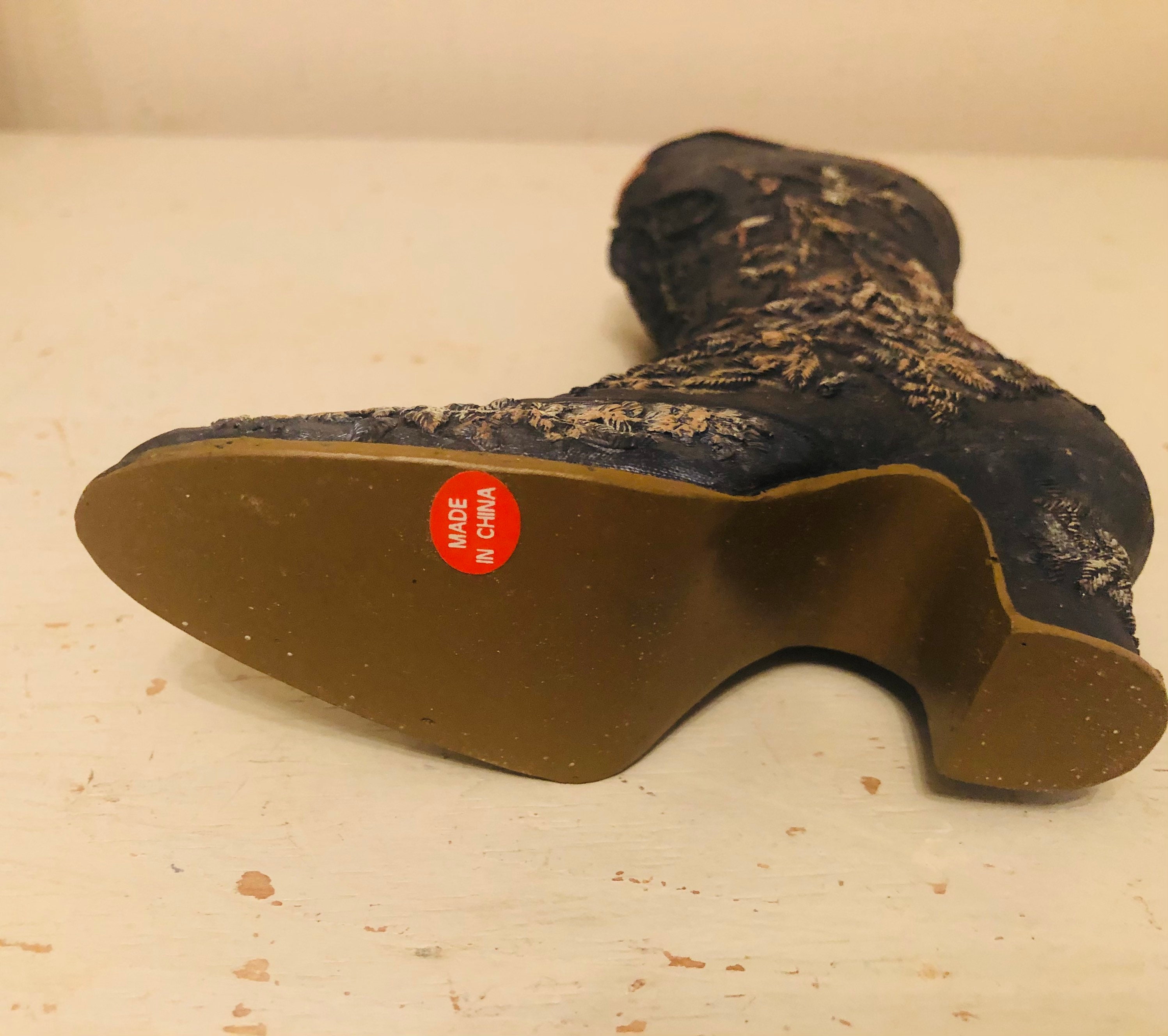 Boots of Distinction Victorian Style Resin Boot Figure by Etsy UK