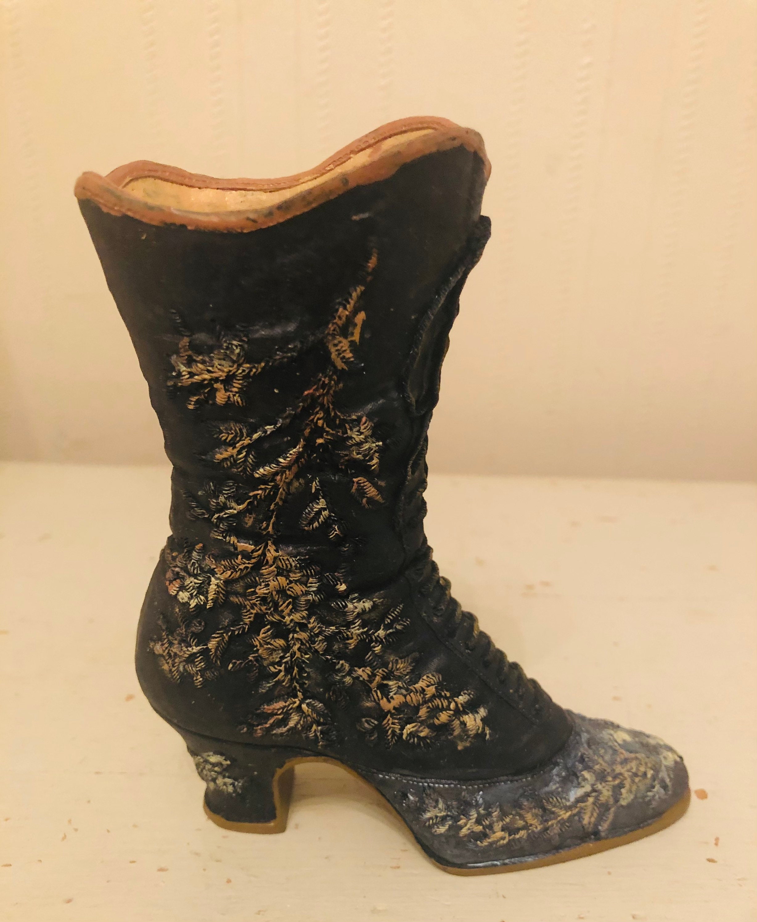 Boots of Distinction Victorian Style Resin Boot Figure by Etsy UK