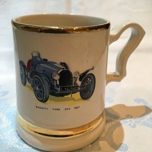 Prinz William Bugatti Typ C Auto 1927 Tankard Warranted 22 Ct Gold