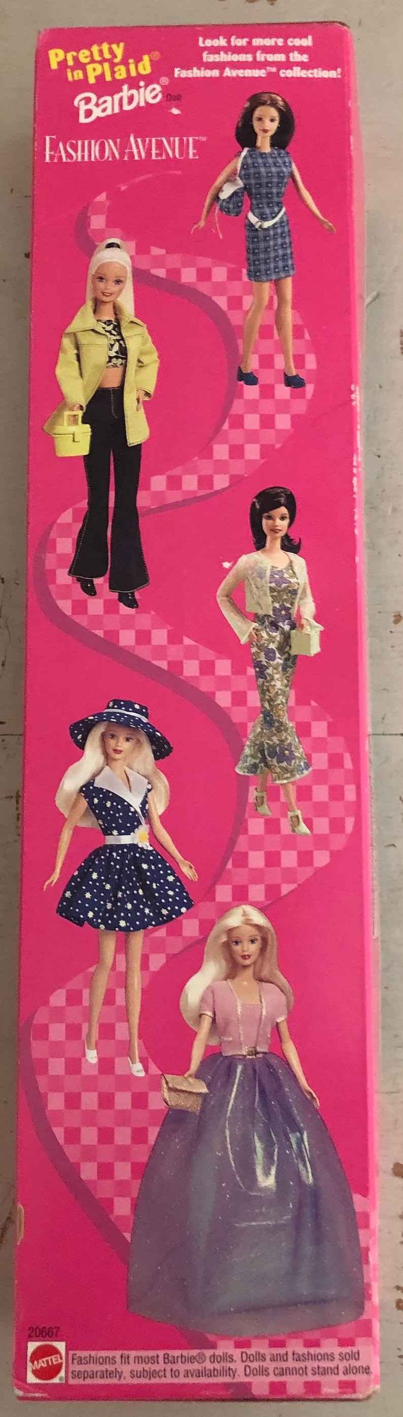 Vintage Boxed Pretty in Plaid Barbie - Etsy