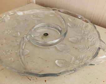 Vintage Soga Japanese Glass Serving Platter
