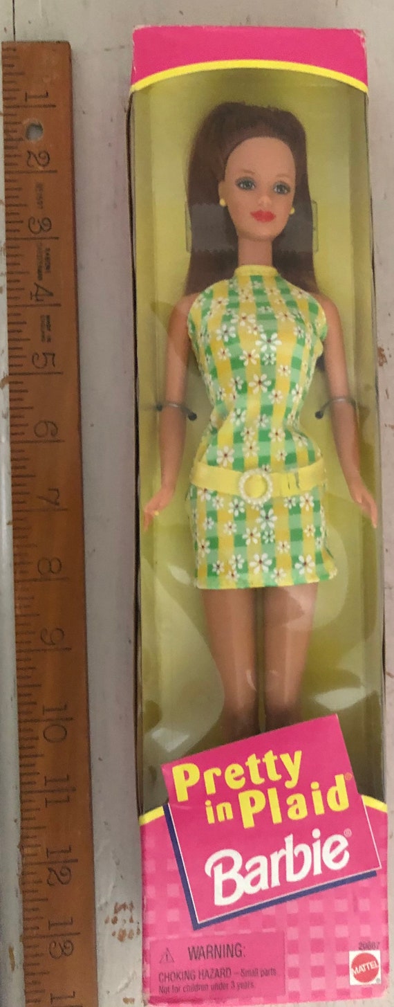Buy Vintage Boxed Pretty in Plaid Barbie Online in India - Etsy