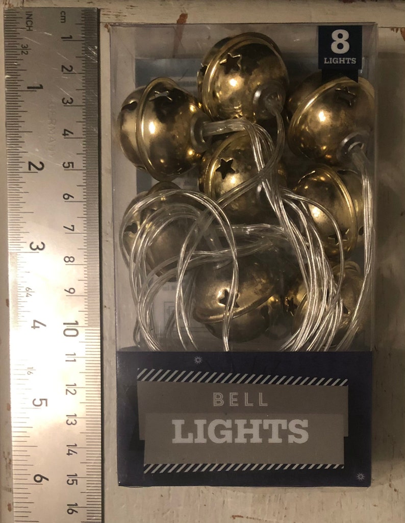Shabby Chic Gold Bell Lights
