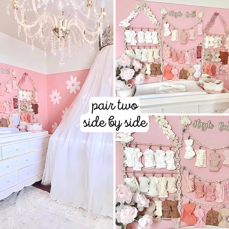 bow holder baby girl, headband holder, bow organizer, bow hanger, boho nursery