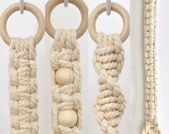 Macrame Extension Cord • Lengthen Your Hanging Planter, Air Plant Holder, or Lanterns • Macrame Extender