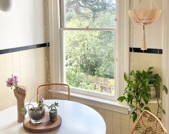 Hanging Fruit Basket • Macrame Hammock Made to Organize Produce + Veggies • Kitchen Storage
