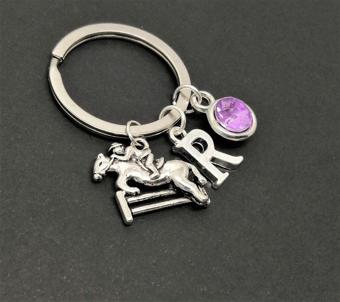 Personalised Horse Keyring Personalised Keychainshow Etsy UK