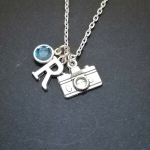 Camera Personalised Necklace Custom Necklace, Personalised Gift,camera ...