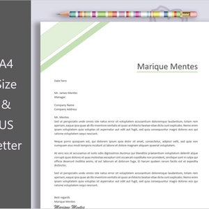 Membrete comercial, membrete imprimible, plantilla de membrete MS Word, membrete editable, membrete personalizado, papelería personalizada Diy