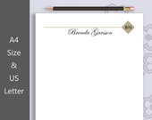 Letterhead Template MS Word | Letterhead Template Business |  Printable Diy Stationary | Letterhead Design | Downloadable Letter | Editable
