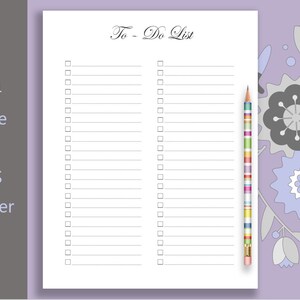 Printable Stationery, to Do List Printable, Productivity Planner, to Do ...