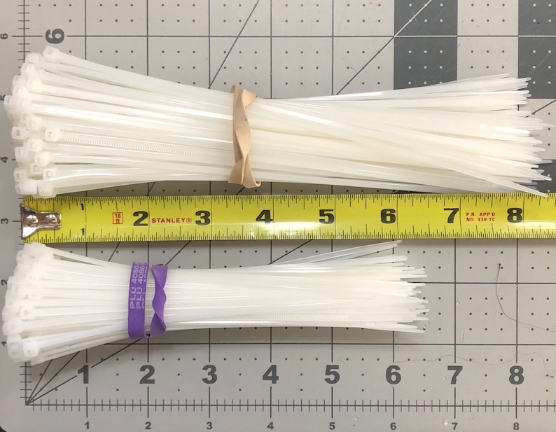 4/6/8 Zip Ties for Craft Projects Zip Ties Flower Etsy