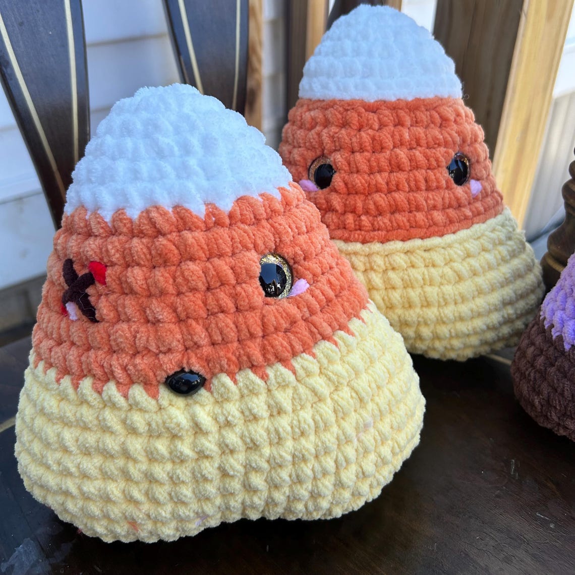 NO SEW Candy Corn Crochet Pattern Plush, Fall, Halloween, Autumn ...