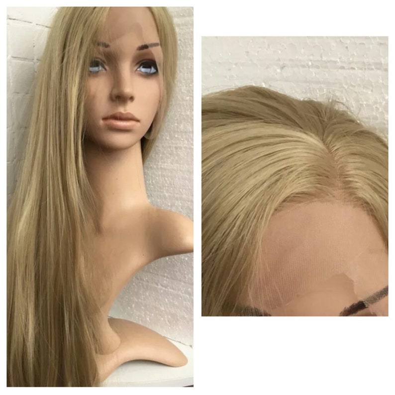 Betere Straight european ash blonde lace front wig. Human hair | Etsy JW-43