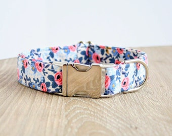 floral puppy collar