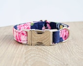 Girl Dog Collar, Floral Dog Collar, Blue Dog Collar, Girl Dog Collars, Floral Dog Collars, Blue Dog Collars, The Oxford Dog, Pet Collars