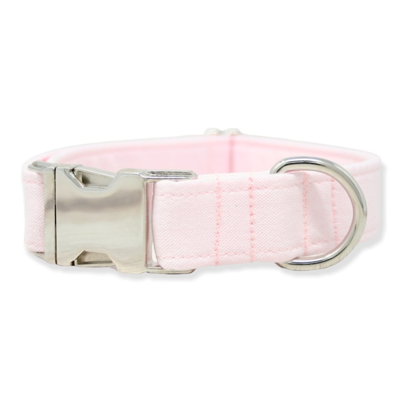 Pink Dog Collar Girl Dog Collar Pink Dog Collars Girl Etsy