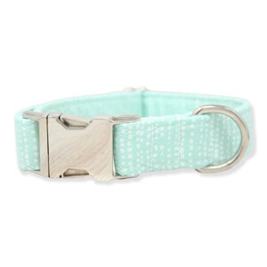Girl Dog Collar, Girl Dog Collars, Mint Dog Collar, Girl Pet Collar, Girl Pet Collars, Mint Dog Collars, Mint Pet Collar, Mint Polka Dots