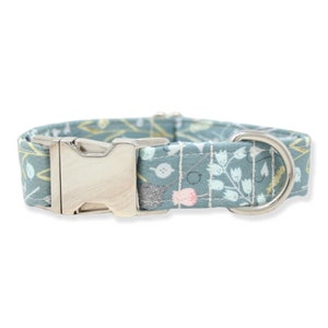 Girl Dog Collar, Floral Dog Collar, Blue Dog Collar, Girl Dog Collars, Floral Dog Collars, Blue Dog Collars, The Oxford Dog, Pet Collars