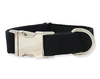 Dog Collar, Black Dog Collar, Girl Dog Collar, Boy Dog Collar, Small Dog Collar, Large Dog Collar, Dog Collars, Pet Collar, Solid Dog Collar