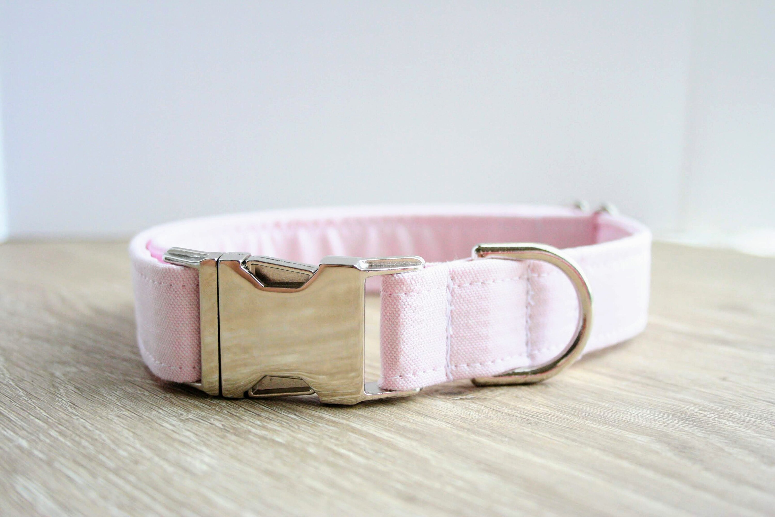 Pink Dog Collar Girly Dog Collar Pink Dog Collars Girl Dog Etsy