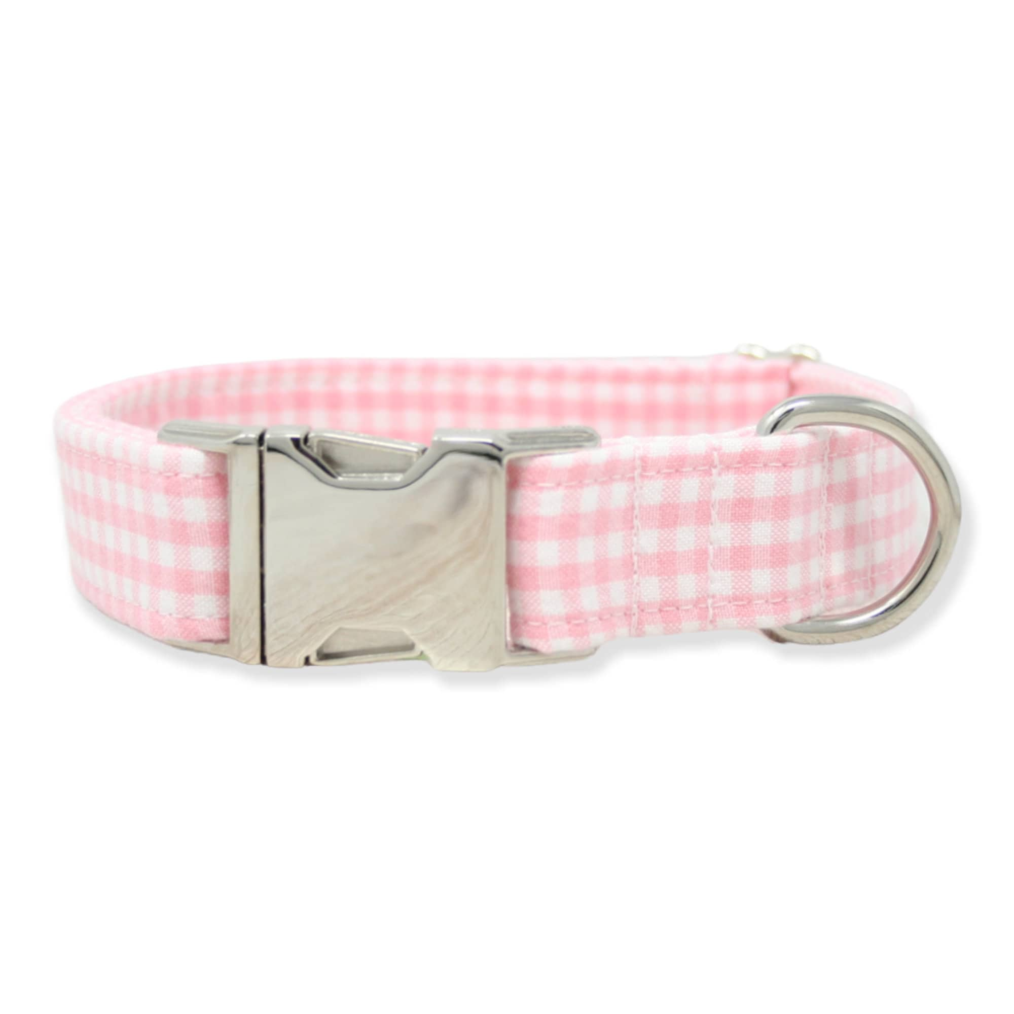 Gingham Dog Collar