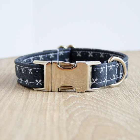 Arrows Dog Collar Grey Dog Collar Grey Dog Collars Girl Dog Etsy