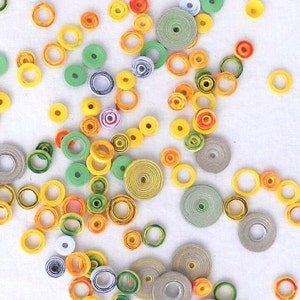 Handmade paper beads, jewelry making kit craft supplies from recycled paper