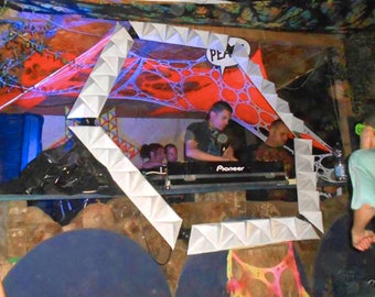 【V.W.P】The Phenomenon ART PANEL Projector Screen Frame Fluorescent Art Hexagon Arch Uv
