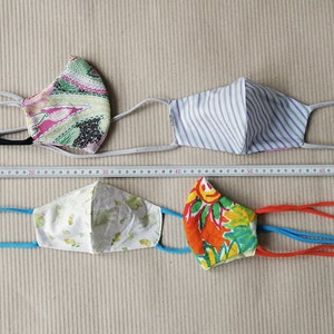 Tie Face Mask Zero Waste Living Cotton Face Mask for Women, Reusable ...