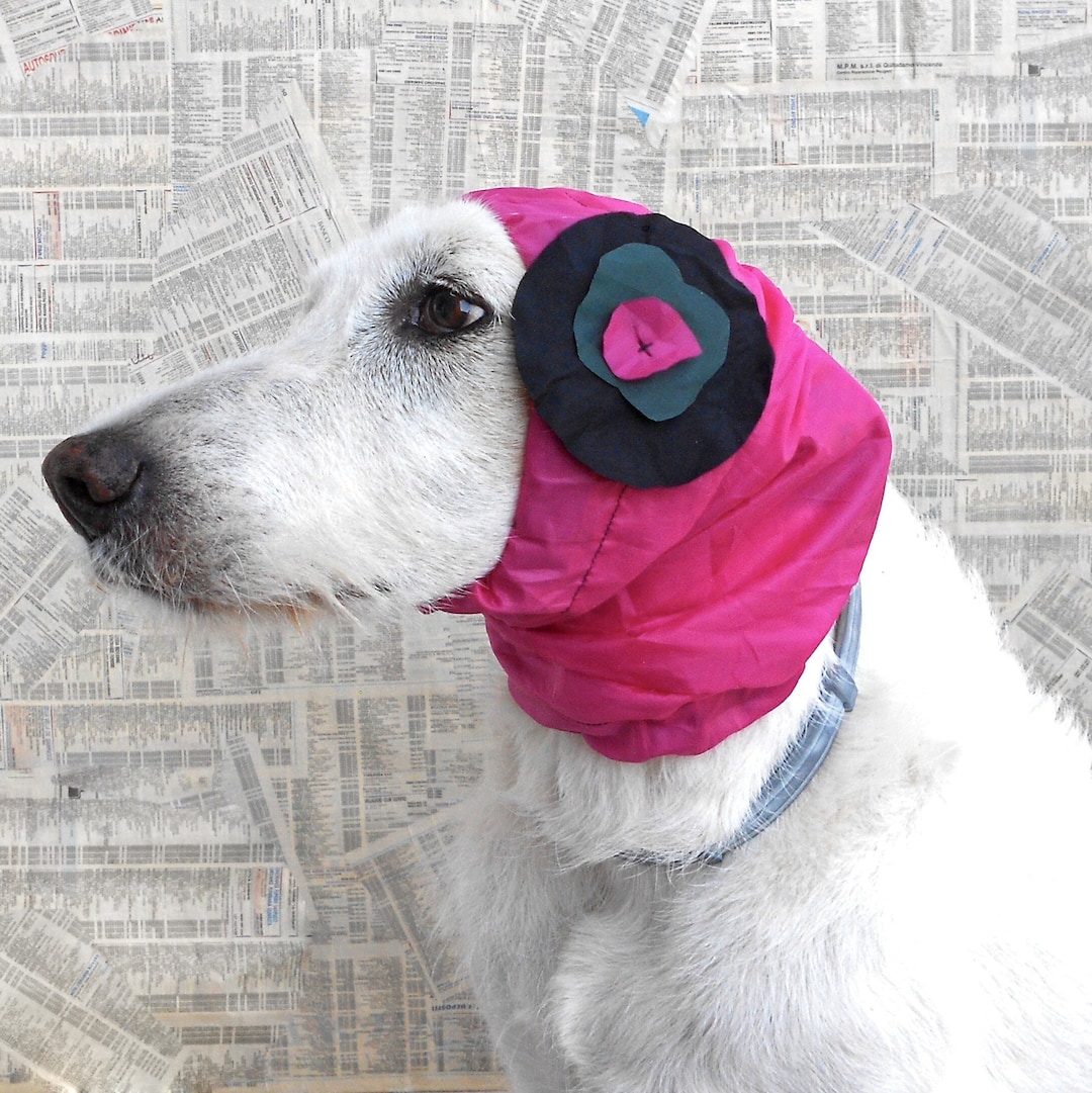 Dog Earmuffs Waterproof Cover Ear Muffs for Dogs, Snood Hood Dog Ears